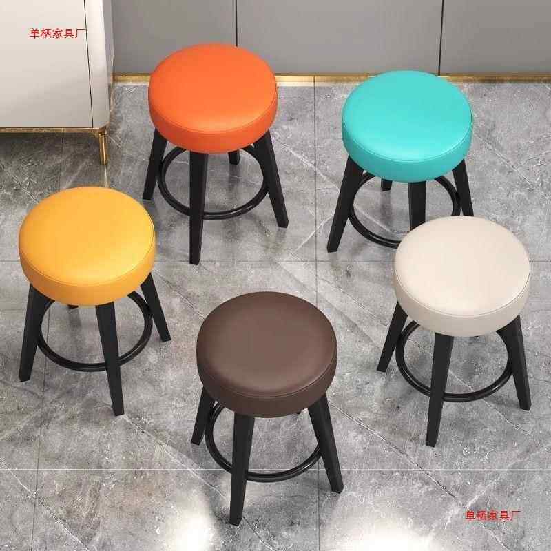 圆凳子家用桌餐凳餐新中式快小餐店早餐吃店凳子商用饮小PUS圆凳