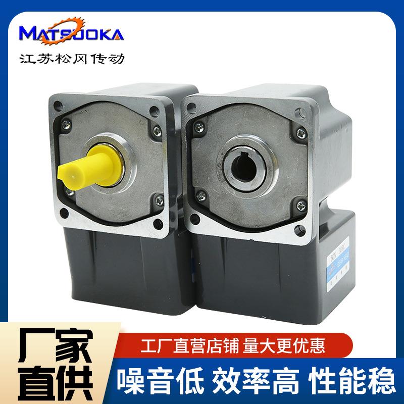 松212冈90度输出直角L型齿轮减进速箱80-90-10-10步伺服电机减0速