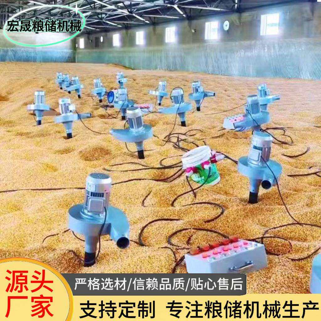 单管风机 粮食局部降温 粮堆除湿散热排风机 抽风机 安装方便