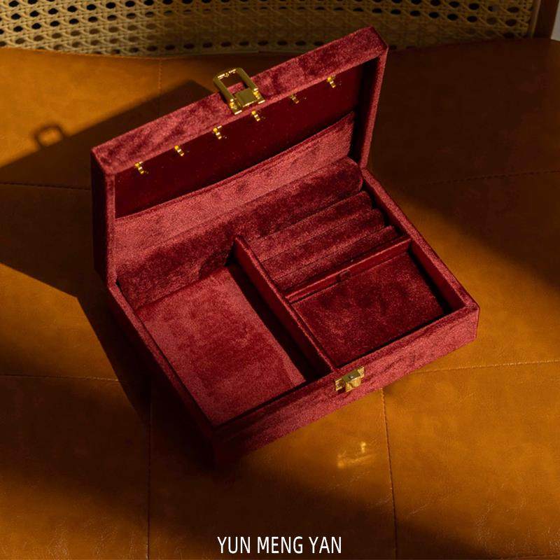 正品芸便梦颜首饰盒大容收纳盒丝量包绒旅行高级携珠宝手饰品盒礼,饰品/流行首饰/时尚饰品新,首饰盒,淘宝优惠券,粉丝福利购,淘宝优惠卷