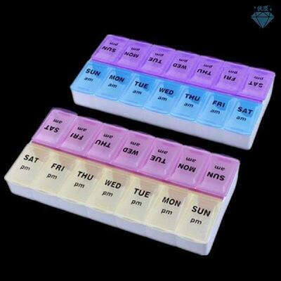 Hot Sale7 Day Pill Box Medicine Tablet Dispenser Organiser