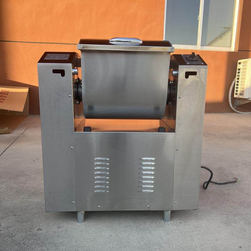 全自动不锈钢搅拌机 馒头房商用50公斤和面机 25公斤静音和面机