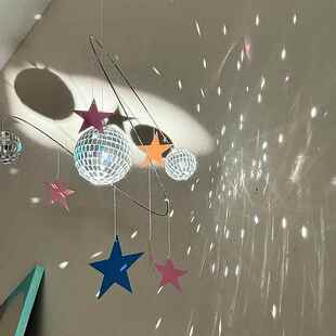 disco迪斯科球风铃空中吊挂件装饰品房间卧室温馨浪漫氛围感布置
