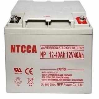 NTCCA恩科蓄电池 12V38AH 直流屏 应急电源 电梯门禁 UPS电源主机