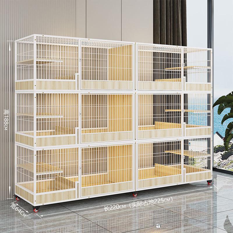 空间笼猫咪猫两三层实木猫大厂家直销别墅屋猫猫繁笼子笼繁育舍