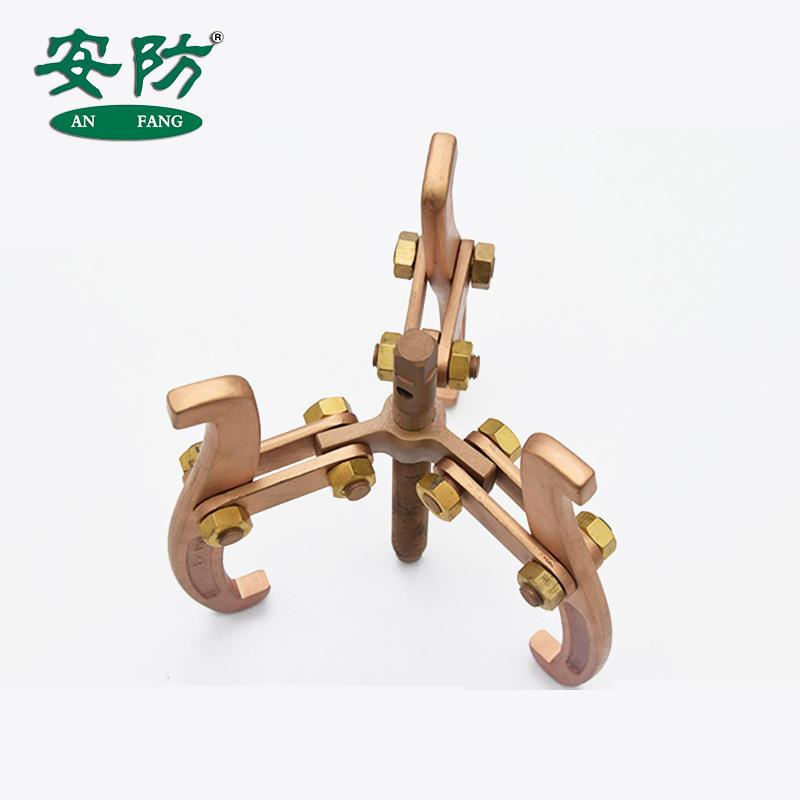 防爆英式二爪三爪拉拔器无火花拉马拔轮器轴承装卸摞子英式拔轮器