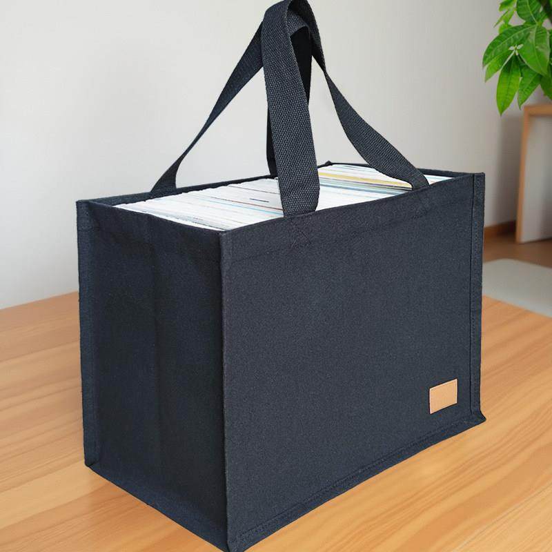 加厚方形帆布袋学生教室课桌下装书A4宽底手提购物旅游收纳买 菜,收纳整理,绘本/图书收纳袋,淘宝优惠券,粉丝福利购,淘宝优惠卷