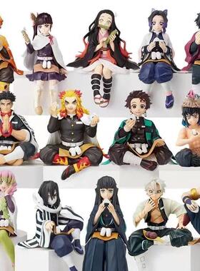 Anime Demon Slayer Action Figures Tanjirou Nezuko Zenitsu To