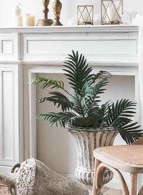 法式复古实木壁炉式装饰柜欧美黑WCV白色假壁炉置架民物宿影道摄