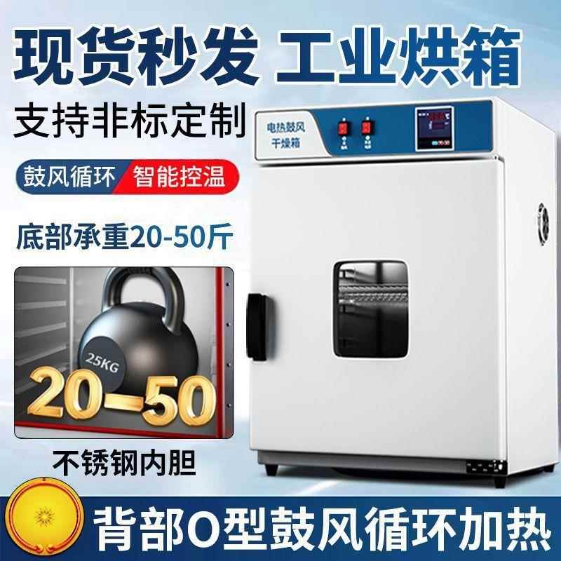 电热鼓风干燥箱恒温箱实验室双开门烘干箱高温烘箱小型工业用烤箱
