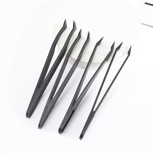 Flat-head bent tweezers, diamond painting tools, assembled p