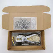 气眼含工具套装 200套内径5mm气眼配多功能安装 盒装 高档打孔钳 钳