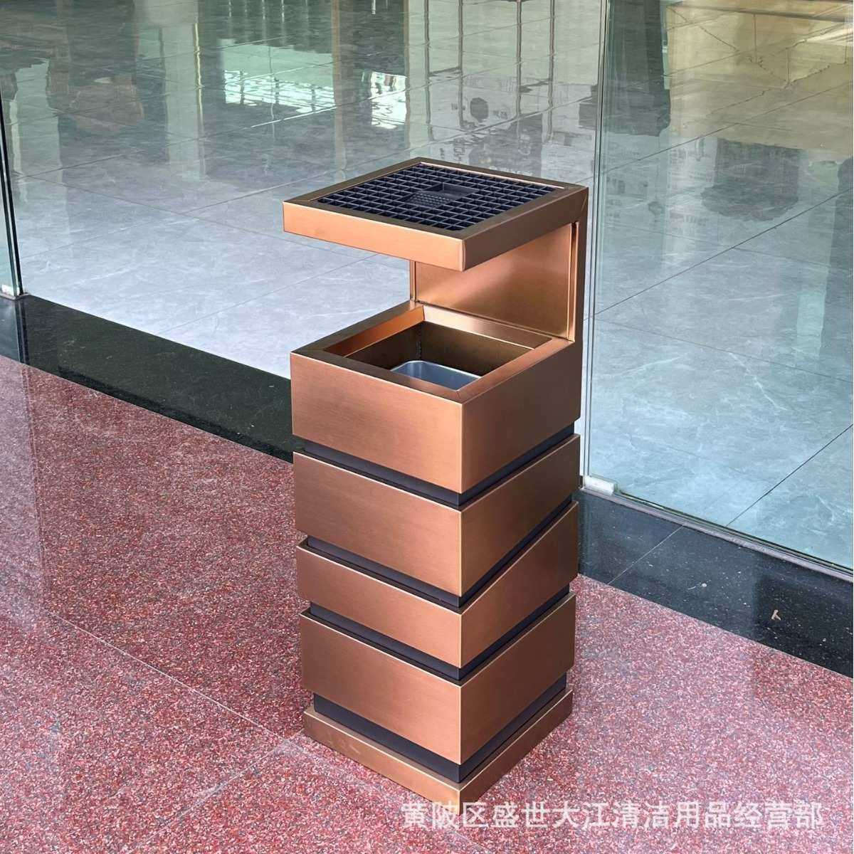 2024新款高档防指纹大容量立式酒店商场物业电梯口走廊用好垃圾桶,家庭/个人清洁工具,垃圾桶,淘宝优惠券,粉丝福利购,淘宝优惠卷