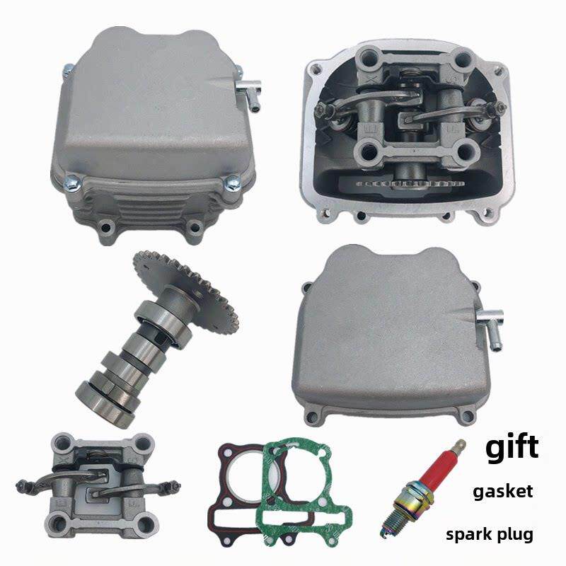 适用助力车豪迈GY6125/150彷福喜 鬼火战速踏板摩托车气缸头总成