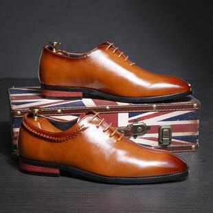 Men Leather Formal Shoes Plus Size 37-48 男士大码商务皮鞋