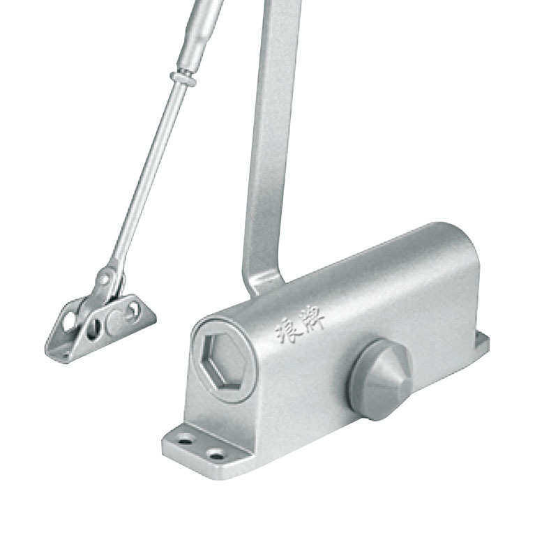 可定制防火门自动闭门器铝合金缓冲液压关门器承重80kg静音闭门器
