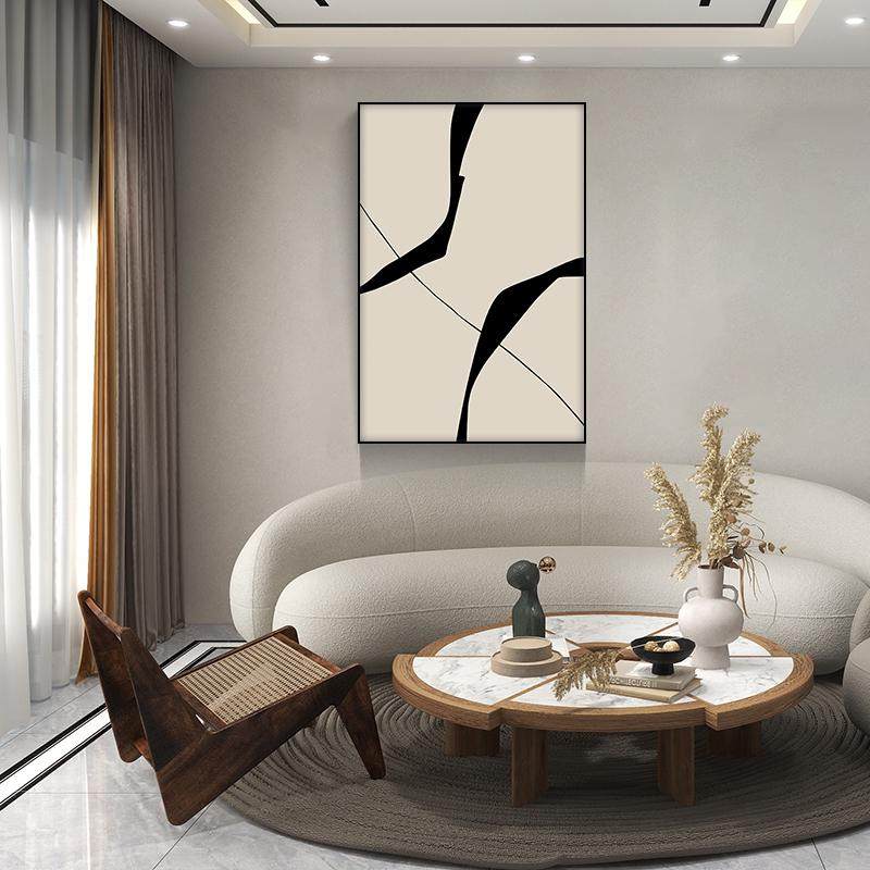 简约抽象黑白个性装饰画客厅玄关大气时尚挂画民宿酒店设计师壁画,家居饰品,现代装饰画,淘宝优惠券,粉丝福利购,淘宝优惠卷