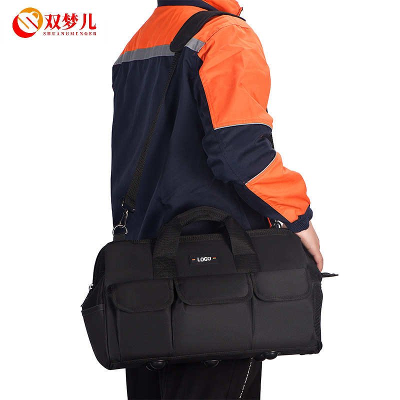 热卖电工多功能耐磨加厚帆布工具袋木工工具包车载五金工具收纳包