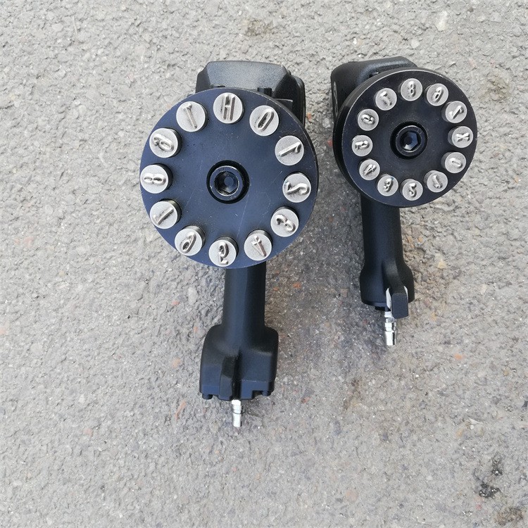 小型金属表面打号机气动砸号机手持钢板打标机数字打码机快速工作