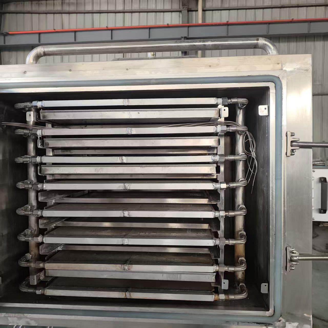 真空燥冻TOI机五平水果干冻干设备方食品低温干冻干机水果蔬菜干