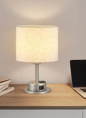 新款多灯功能台客厅带插头台美灯式卧室灯带触USB充电T3001台灯摸