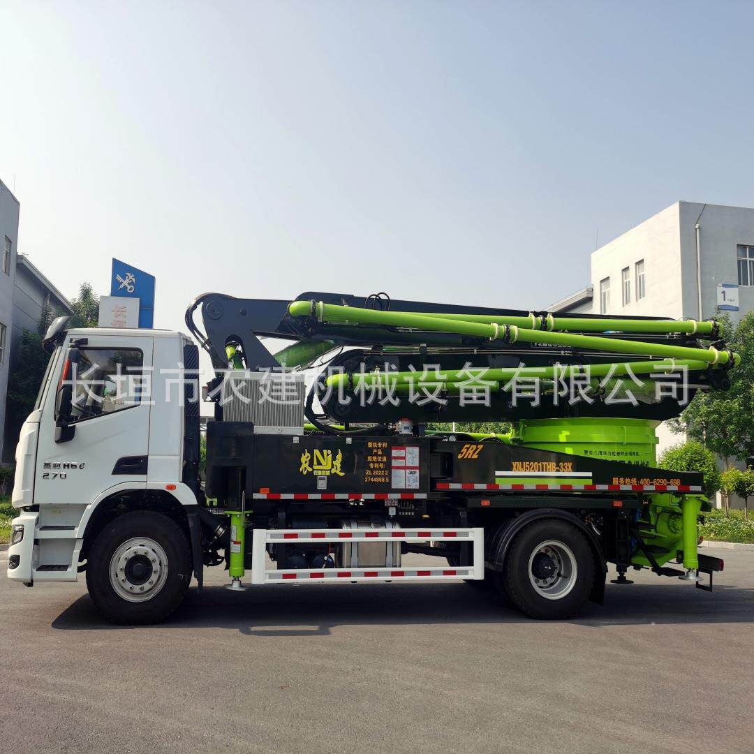 混凝土泵车圆盘搅拌机天泵一体机助力新农村建设