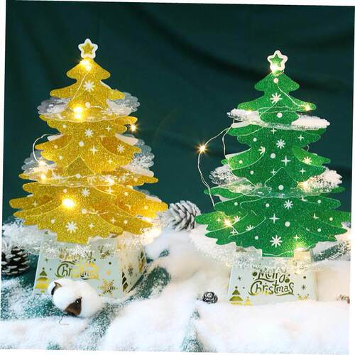 Christmas decorations Mini Desktop Christmas Card Ornaments