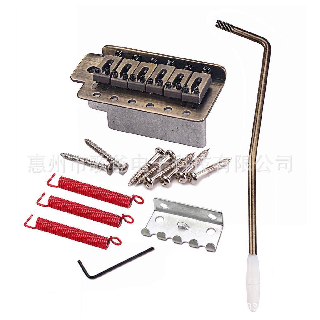 乐器配件 吉他配件 青古铜/红古铜色ST琴桥套装