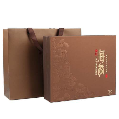 新款直销新款节日海参包装盒礼品盒高档一斤亚克力海参干货内盒皮