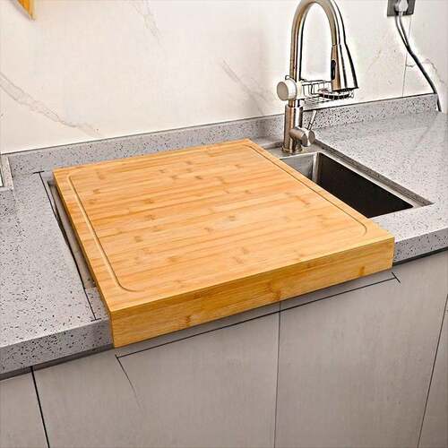 水槽菜板案板竹制大号家用洗碗机砧板厨房切菜板水池盖板卡位面板