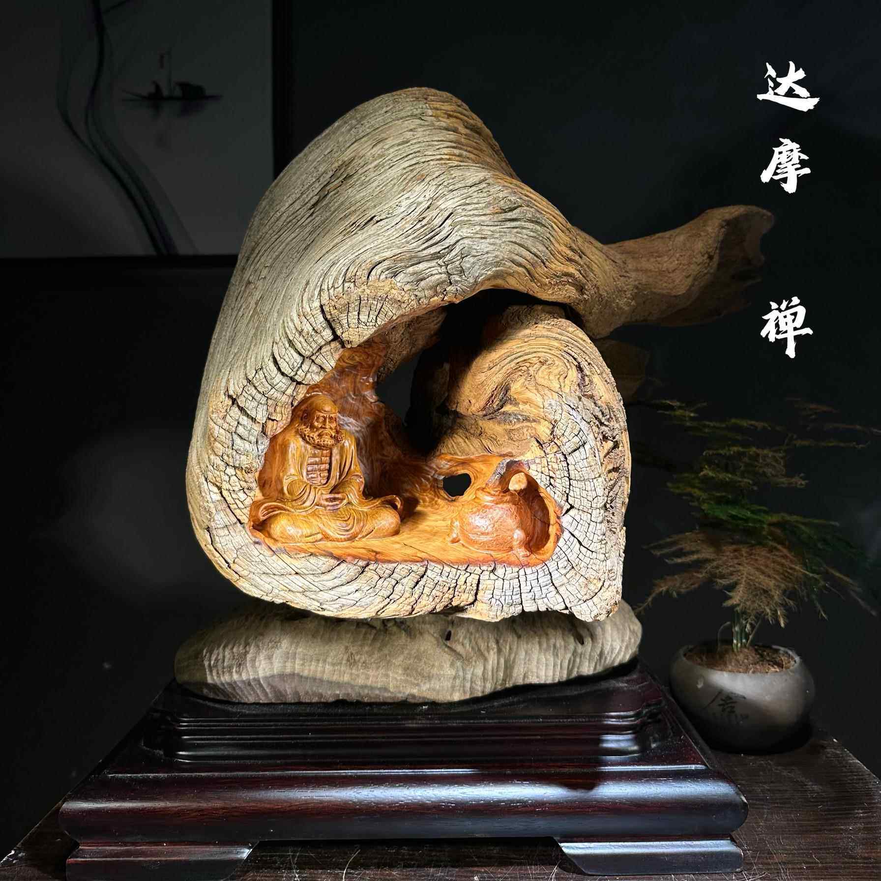 正品崖柏摆件金雕丝楠木老山香小叶檀紫檀沉香观音关公勒弥佛像根