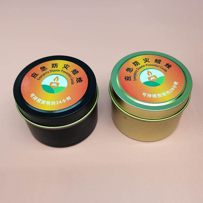 跨境24小时应急防灾蜡烛家用停电照明便携户外大棚透明玻璃杯罐装