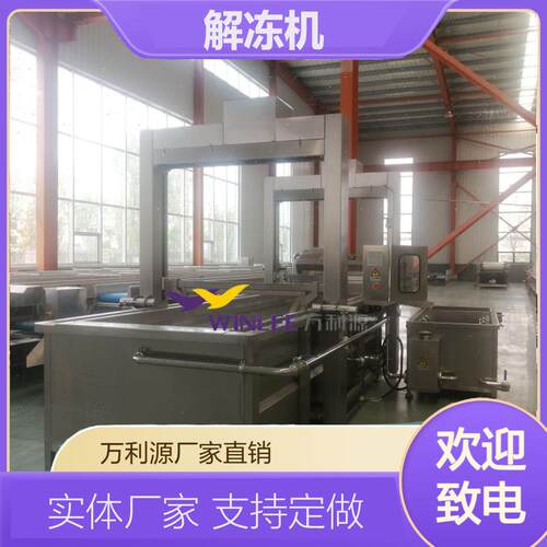 非标制不锈钢解冻机设备 全自动肉类产品解冻清洗机 鸭掌解冻机