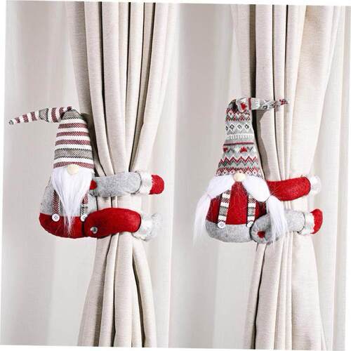 Christmas decorations, curtains and doors 圣诞窗帘扣