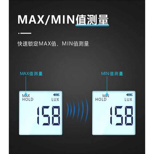 电商数字照度计 亮度计 自动量程手持式 HS1010A
