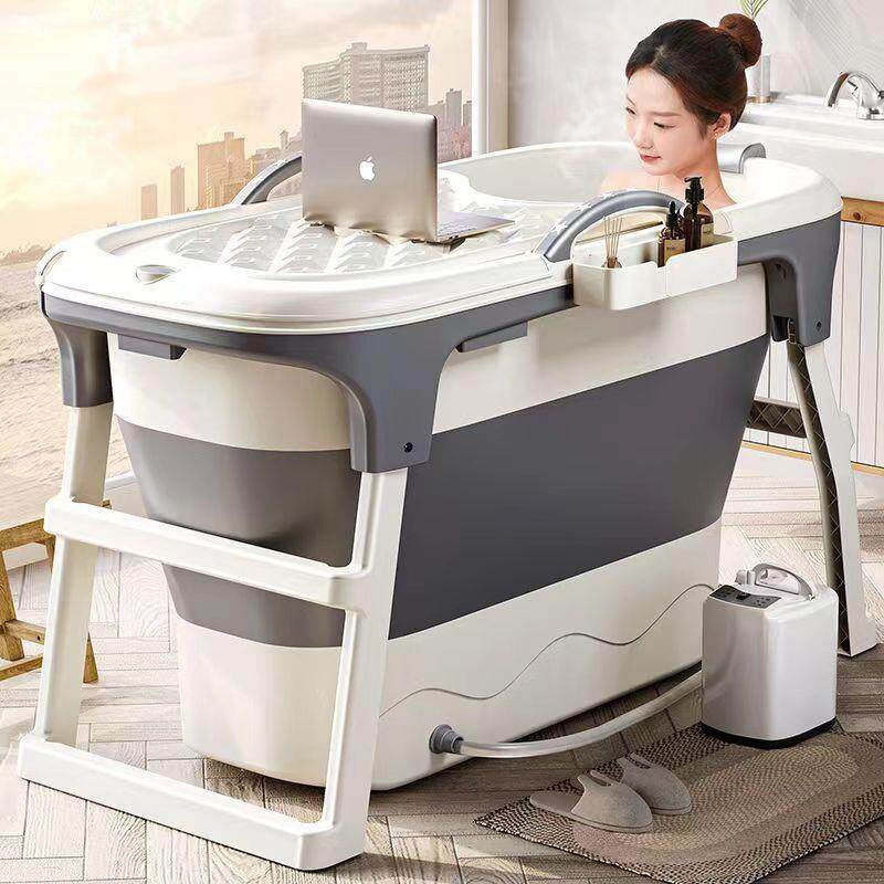 可折叠泡澡桶大人全身洗澡桶儿童沐浴筒家用大号汗蒸浴盆浴保温新