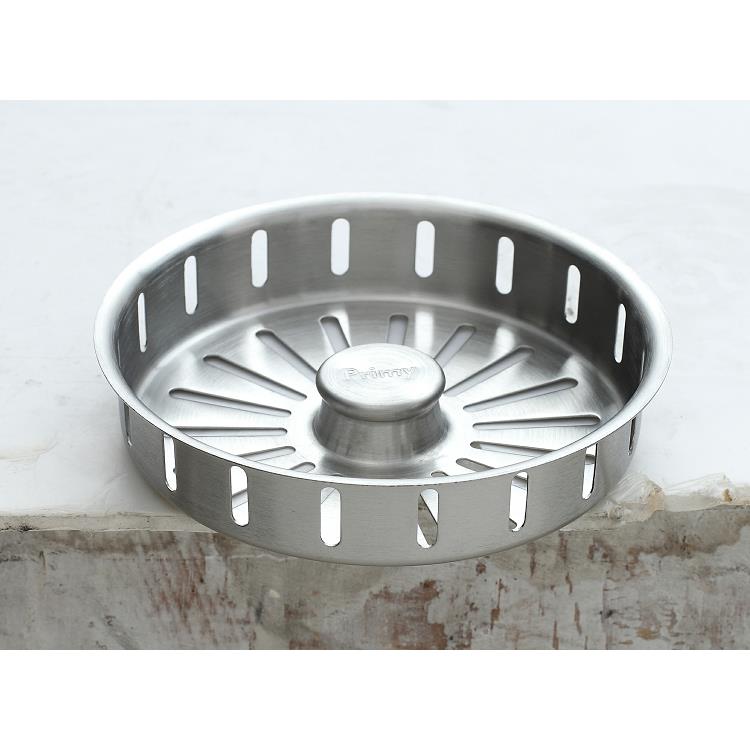 普乐美C3下水器配件厨房洗菜盆提笼下水器 304不锈钢水槽提篮