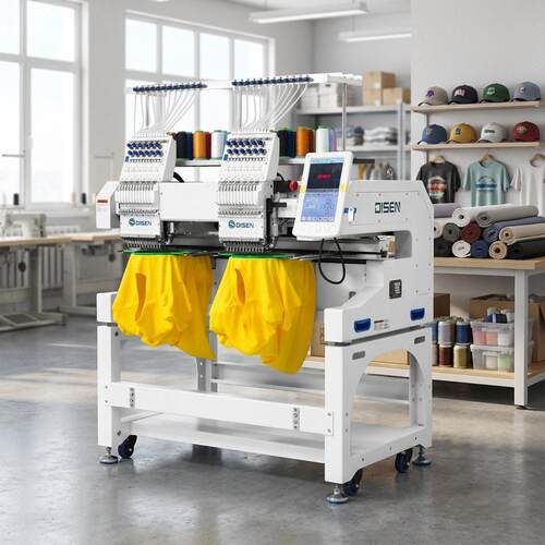 custom logo embroidery machine sewing and embroidery machine