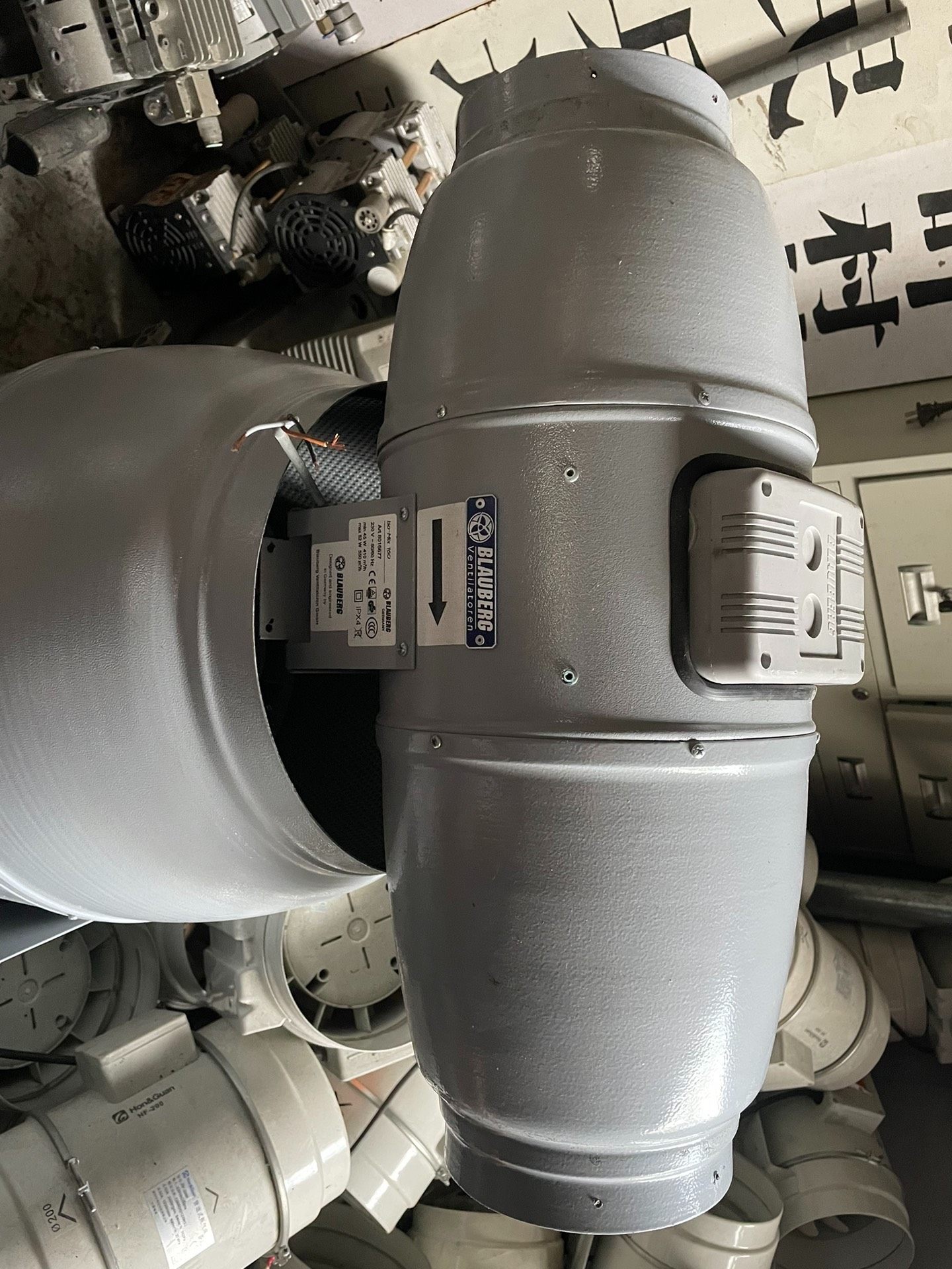 德国进口BLAUBERG博乐ISO-mix160管道风机排气