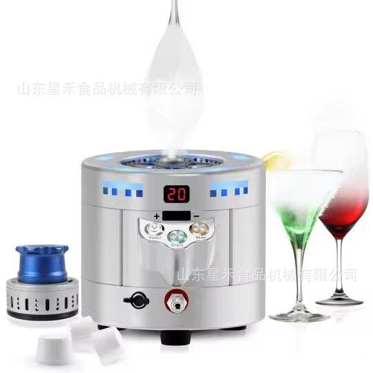 跨境直销便携式干冰机冰杯机酒吧餐饮制作干冰烟雾冻冰杯10秒出冰