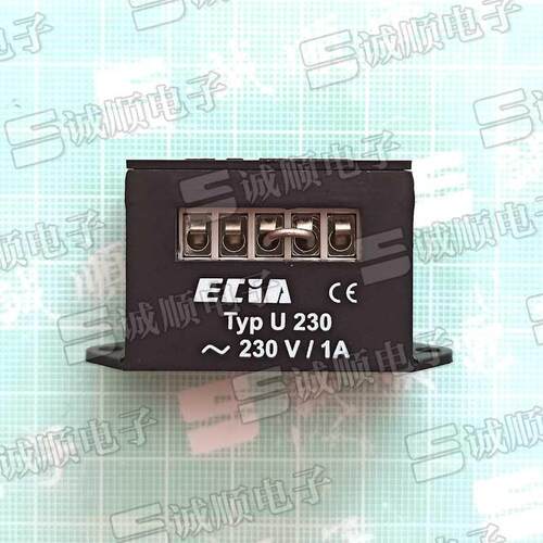 现货 销售 ECIA Typ U230 230V 1A 电机 刹车 制动 电源 整流器