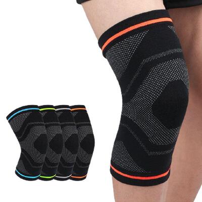 1Pcs Elastic Knee Pads Sports Gym Fitness Gear Brace Running
