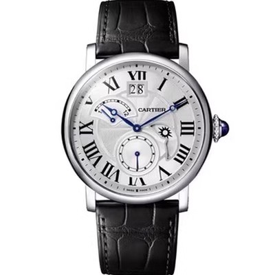 (可置换)公价81500[9.8新]卡地亚ROTONDE自动机械男表W1556368