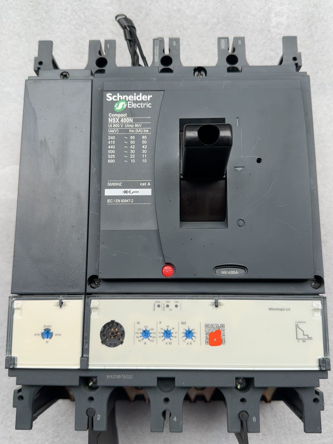 施耐德塑壳断路器NSX 400N 4P 400A