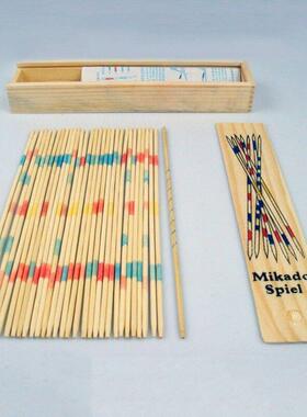 Baby Educational Wooden Traditional Mikado Spiel Pick Up Sti