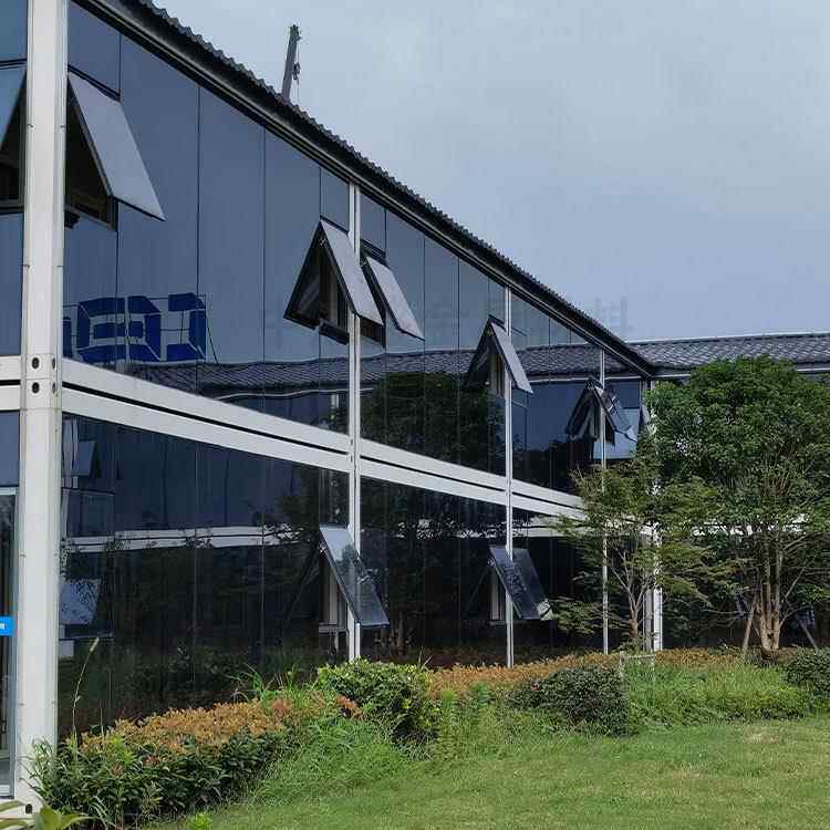 防火岩棉板隔热可拆卸移动集装箱住人集装箱移动房玻璃幕墙阳光房