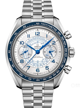 [9.8新]欧米茄熊猫超霸43mm手动机械男表329.30.43.51.02.001