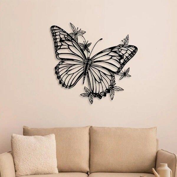 Butterfly Decoration Wall Art Boho Ornament for Yard - 实物图