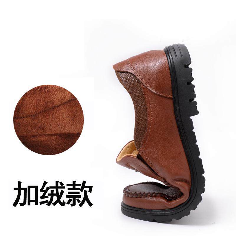 正品春男秋季男士务休闲 皮鞋35英伦36真商皮37小码45透气464大尺