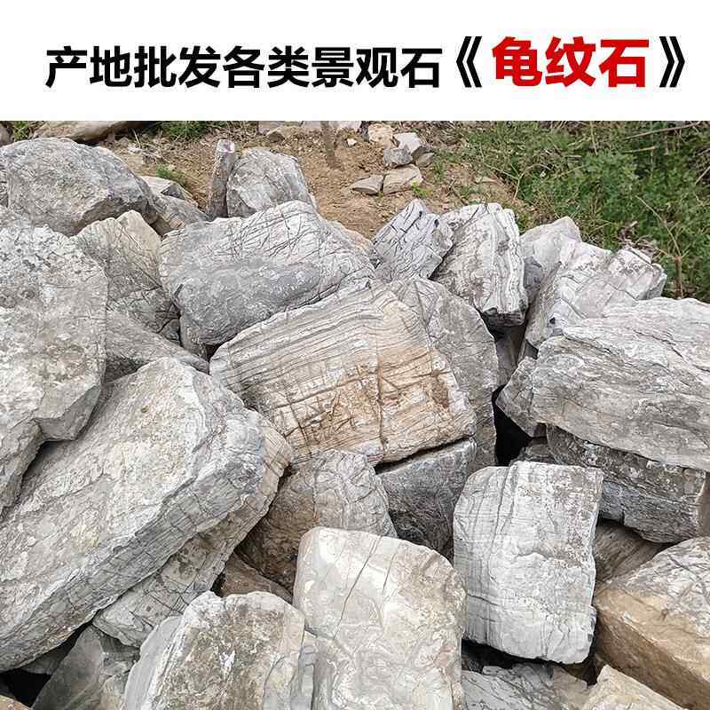 龟纹石石材天然原石庭院鱼池假山石料园林假山点缀造景石流水